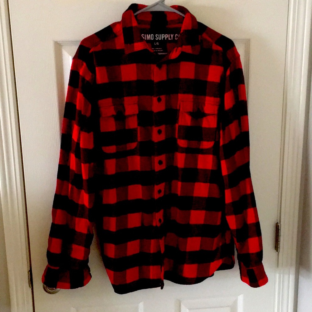 Men’s Buffalo plaid flannel